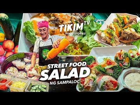 STREET FOOD SALAD ng Sampaloc Manila | ₱65 Salad Meal? | TIKIM TV