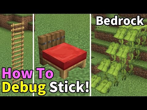 Minecraft: How to Use a Debug Stick on Bedrock Editions!