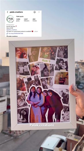 Multi Polaroids frame