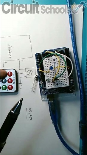 Control devices with IR remote, VS1838B IR sensor and Arduino #circuitschools