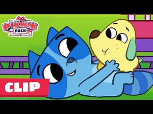 Axel Finds Kip in the Caboose 🎁✨ Pikwik Pack Season 1 Episode Clip