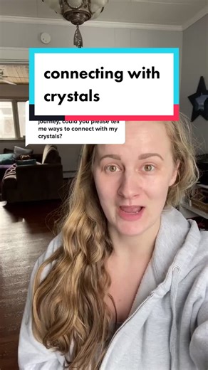 Reply to @kirstenhuman here’s my fave way to connect with crystals! #crystalbeginner #crystalhealing #energycleansing