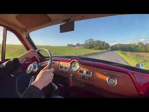 Austin A40 Somerset at sunset