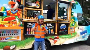 Handyman Hal Visits a Kona Ice Truck- Learn Colors