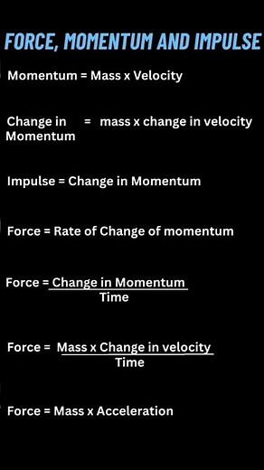 Force + Momentum + Impulse = Easy marks in IGCSE 💯⚡ #igcse #physics #momentum