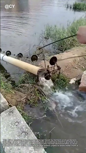 DIY Plastic Pipe Water Pump for Farm Irrigation - Amazing Homemade Tool