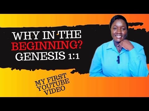 In The Beginning God | Genesis 1:1 Explained