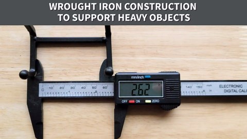 6 Inch Metal Square Picture Frame Easel Stands for Plates, Photos, Decor (Black, 2 Pack)