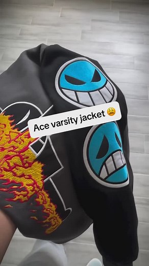 Ace Inspired Varsity Jacket 🔥❤️ For order : www.splitstores.com | Split.egypt
