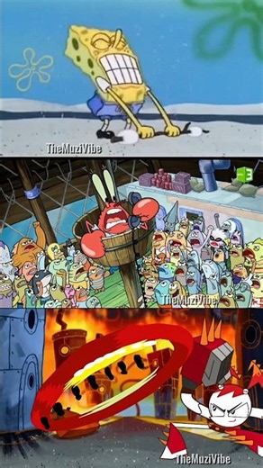 SpongeBob vs Jenny Wakeman FNF Battle (Mr. Krabs Angry!) #shorts