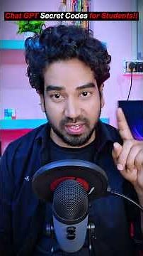 Part -1| Chat GPT Secret Codes for Students. #chatgpt #studytips #tech #students