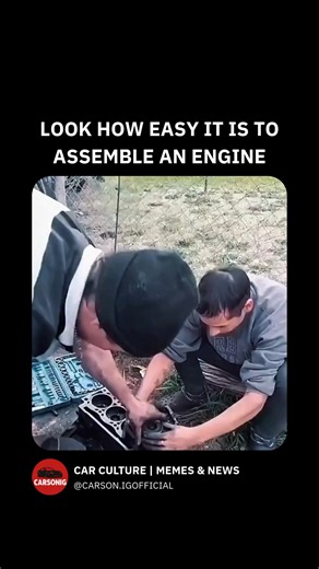 Car Culture | Memes & News on Instagram: "Think building an engine is easy? One wrong screw and it’s game over… From the outside, it looks simple—just bolts, pistons, and patience. But in reality, assembling an engine is a delicate dance of precision and knowledge. Every part has to align perfectly, or the whole project falls apart. That’s why true gearheads know: it’s not just mechanics, it’s art. Would you dare to build an engine from scratch? Drop your thoughts below and tag a friend who’d ta