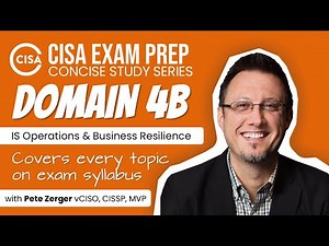 CISA EXAM PREP - Domain 4B - Business Resilience