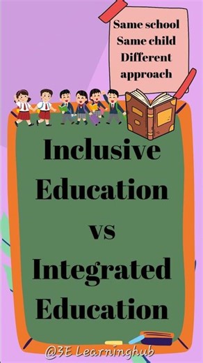 Inclusive vs integrated education #integration #integrated #inclusiveeducation #inclusionmatters