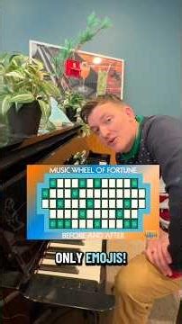 Solve using only emojis 🤯 Christmas-themed Before and After mashup piano puzzle!