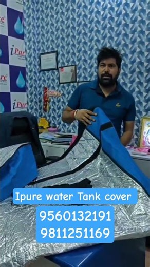 water tank cover thermal jacket sun reflector , water tank cover 500ltr 1000ltr easy installation
