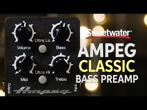 Ampeg Classic Analog Bass Preamp Pedal Demo