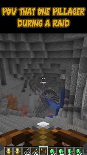 Pov: that one pillager #minecraft #shorts #relatable