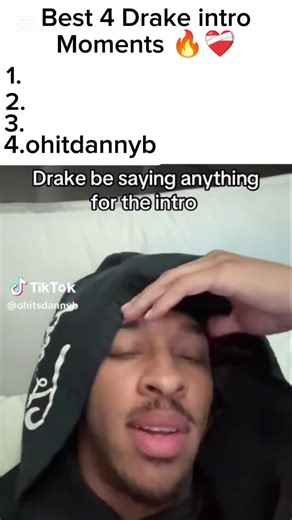 best 4 Drake intro moments 🔥❤️‍🩹