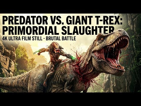 Predator Vs. Megalograptus: The Abyssal Clash (4K)