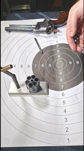 1873 .44 Black Powder Cap & Ball Revolver Loading and Shooting