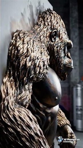 Godzilla Breaks Free from Acrylic Painting | Cinematic Art Transformation