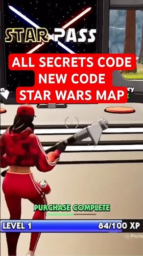Star Wars Tycoon MAP FORTNITE CREATIVE ALL SECRETS CODES EVENT Star Pass battle pass code #shorts