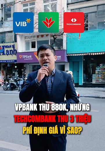 Chi phí định giá ngân hàng và những khác biệt