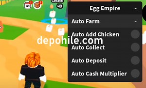 Roblox Egg Empire Script Farm, Tavuk Hilesi İndir 2025