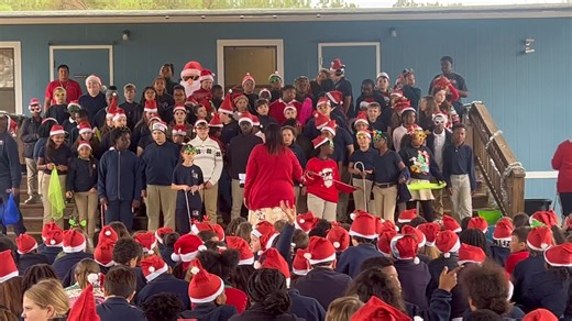 “Rockin’ Around the Christmas Tree” performed by Fifth grade | Classical Charter Schools of Whiteville