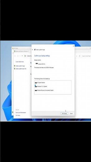 Create a System Image Backup Windows 11 to Recovery After Formatting