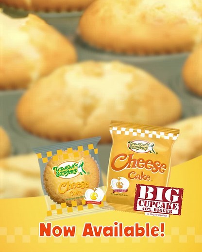 Ang Lemon Square Cheese Cake na made with real, fresh ingredients, available na in BIG pack! | Lemon Square