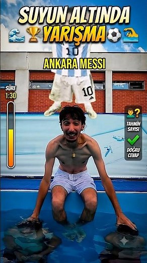 GUESS THE FOOTBALLER UNDERWATER! 🌊⚽