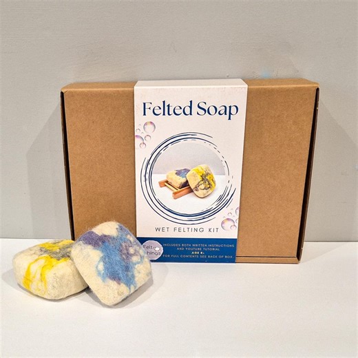 Felted Soap Wet Felting Kit: DIY Craft for Beginners - Etsy