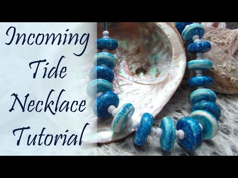 Alcohol Ink Pens on Polymer Clay? - Incoming Tide Necklace Tutorial