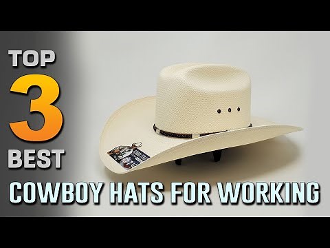 Top 3 Best Cowboy Hats for Working [Review 2026] - Men’s Bozeman Outdoor Hat/Men’s Wool Cowboy Hat