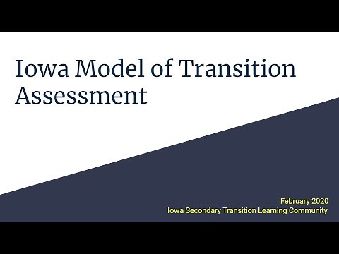 Iowa Model of Transition Assessment