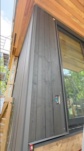 Maibec ash wood siding install