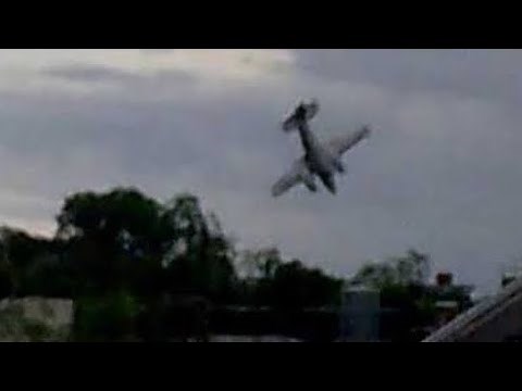 2011 Manila Beechcraft Queen Air crash - Footage