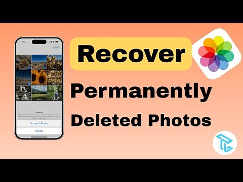 Recover Permanently Deleted iPhone Photos | Even without a Backup — All iPhone Models