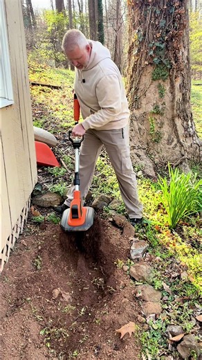 cordless tiller cultivator 21v electric garden tiller powerful soil breaker for raised beds flower beds easy yard prep #TikTokshopCreatorPicks #TikTokShopSpringGlowUp #Greenish #GardenTools #Tiller