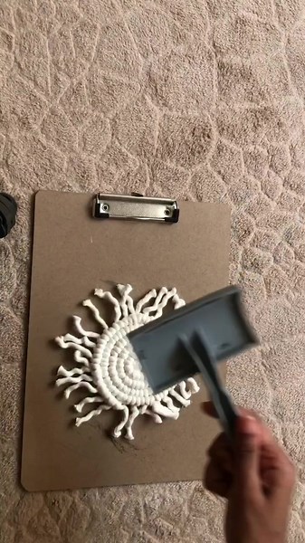 Macrame coaster tutorial #craft #tutorial #macrame #handmade #macramecoaster