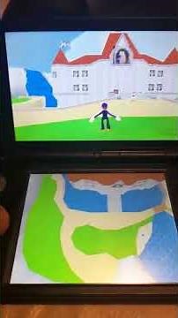playing waluigi simulator on my friends 3ds