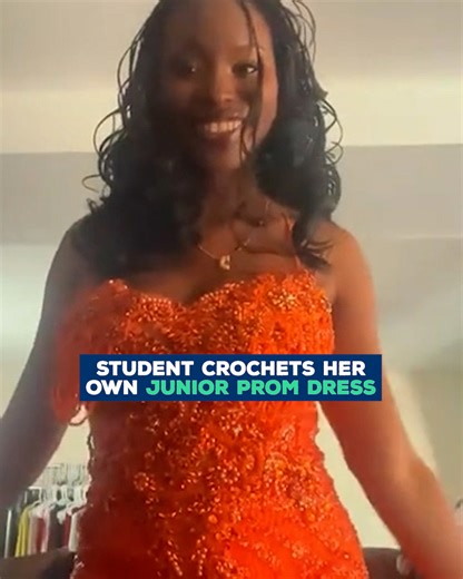 This teen crocheted her entire prom dress by hand — and the internet is obsessed 🧶👗 | Love This