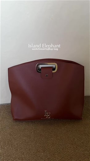 new in bag! 💼💫 from @ISLAND ELEPHANT IE #bag #workbag #travelbag #whatsinmybag #islandelephantbag