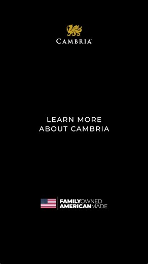2.3K views | For pros who won’t compromise, American-made Cambria quartz surfaces help you create the spaces your clients crave. | Cambria | Facebook