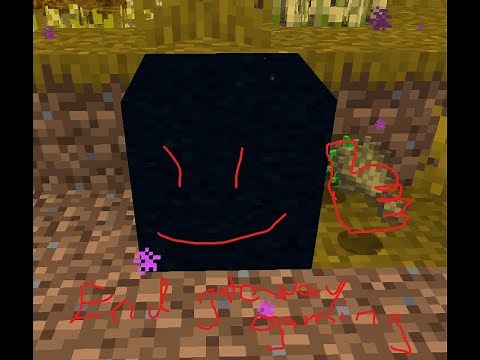 How to make Custom Teleport Waypoints with End Gateways in Minecraft (In Vanilla, no Mods!)