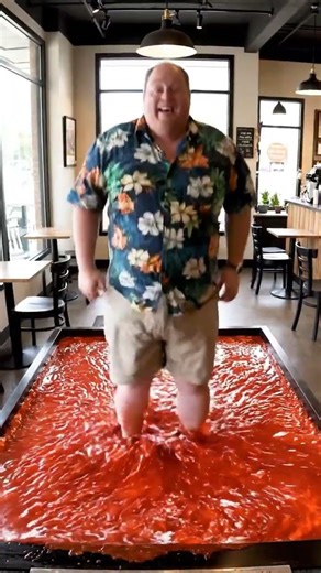 [4k] [ASMR] Relaxing Red Jelly shop #asmrsounds #shorts