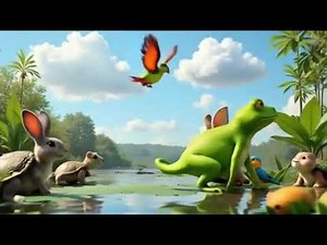 Frog story | Kids Learning story | Best Frog story for juniors
