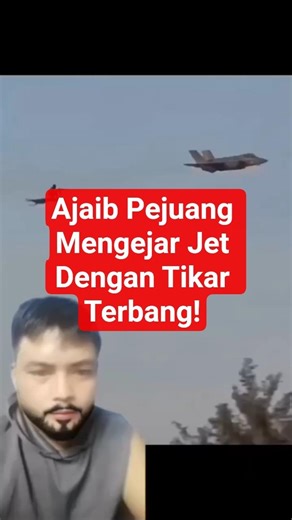 Pejuang Mengejar Jet Tempur Dengan Tikar Terbang!? #everyonehighlights #videoreaction #everyone